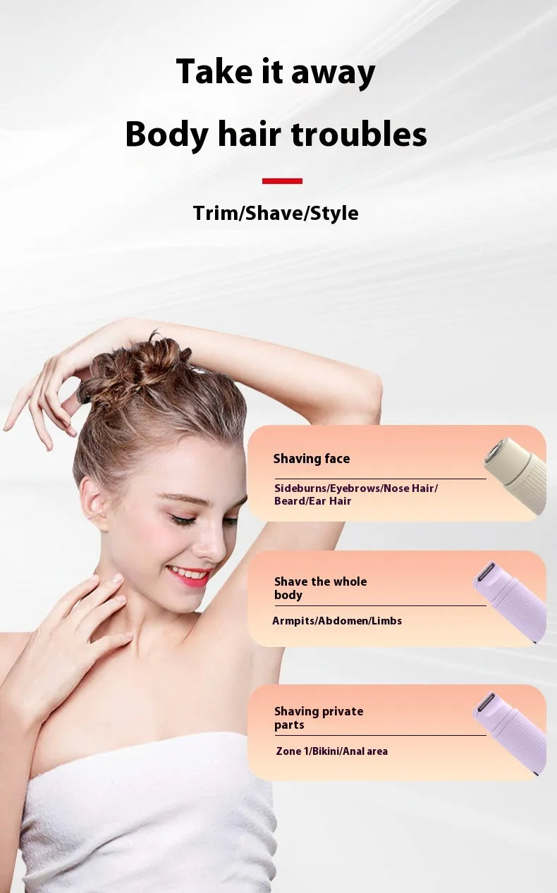 Double-Headed Electric Shaver