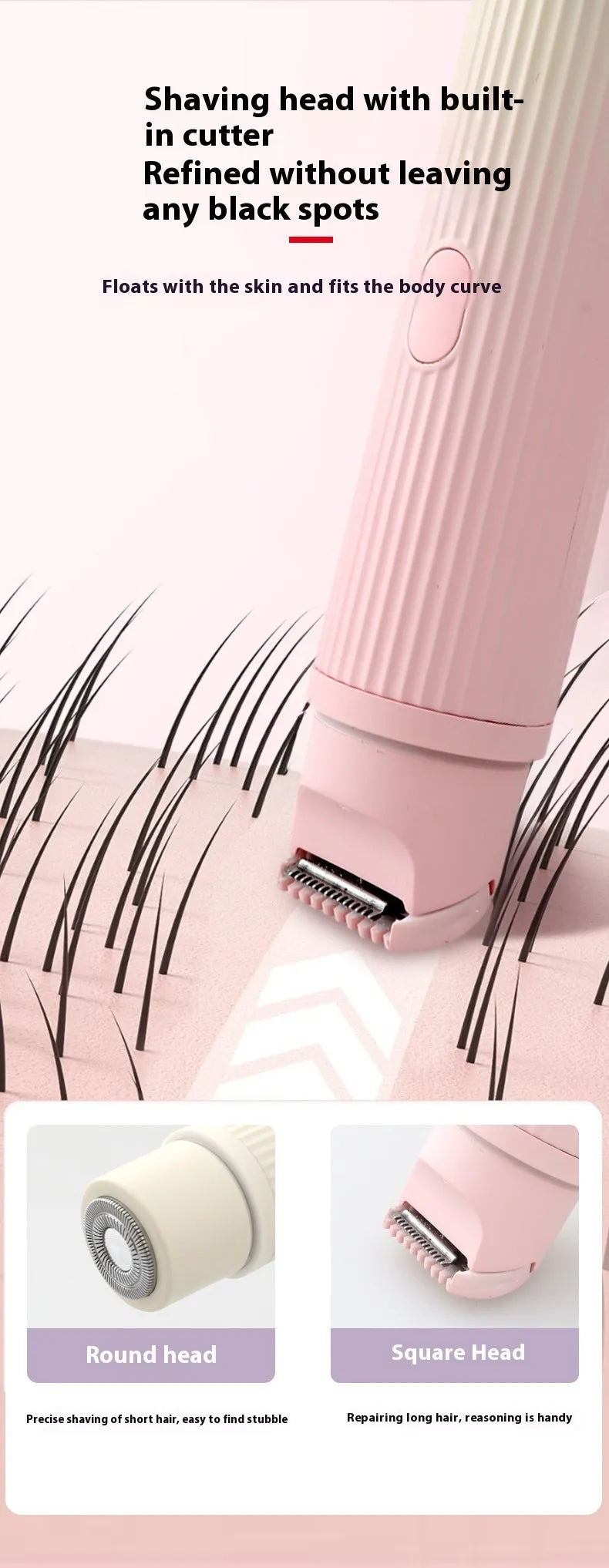 Double-Headed Electric Shaver